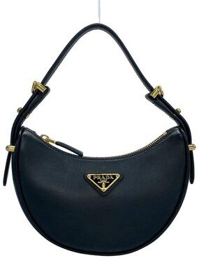 PRADA ARCE small leather shoulder bag - Black Leather Shoulder Bag